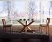 New 6 Solid Oak Glass Dining Table