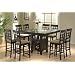 9pc Counter Height Storage Dining Table w/Lazy Susan & Chair Set