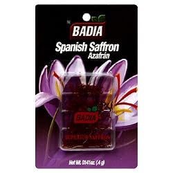 Badia Spanish Saffron, 0.0141-Ounce Blister Pack (Pack of 25)
