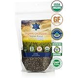 Organic Chia Seeds Organic Superfood Kosher and Vegan Chia.226 Grams.Chia Seeds Organic USDA Certified-Non-GMO,Antioxidant-Rich, High in Fiber, Plant Based and Vegan Protein Chia Seeds weight loss