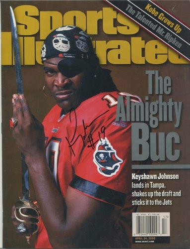 Keyshawn Johnson Autographed/Signed Sports Illustrated Magazine