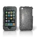iPhone 3G & 3GS Rhinestone Cases - Silver Crystal