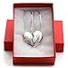 SoulBreezeCollection Mother Daughter Heart Necklace Pendant Charm Engraved for Mom