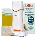 Sunzze Wachsstation Wachspatronen- Erhitzer mit Basis und Gratis 2 Wachspatronen und 25 Vliesstreifen. Enthaaren von Beinen und K�rper