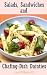 Books : 485 recipes of Salads, Sandwiches and Chafing-Dish Dainties (Plus How to preparation ingredients guidance) Annotated Study Guide of Salad and Sandwichess' History