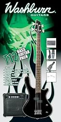 Washburn T12BPAK Bass Pack, Black