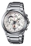Casio - EF-525D-7AVEF - Montre Edifice - Quartz Analogique - Chronographe - Cadran Argent - Jour / Date - Etanche 10 ATM - Bracelet Acier