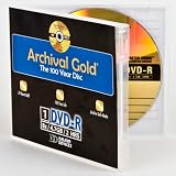 Delkin DVD-R Archival Gold Scratch Armor, 8x, 4.7 GB with plastic Case