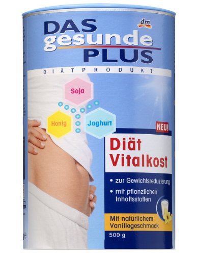 Produkt-Bild: Das gesunde Plus Di&auml;t Vitalkost Vanille, 1er Pack (1 x 500 g)
