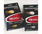 STIGA Optimum 3 Star Orange Table Tennis Balls (1 Dozen)
