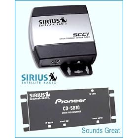 Complete Sirius Radio System for Satellite Ready PIONEER Receivers CD-SB10 + SCC1