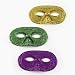 Mardi Gras Glitter Half Masks (1 dz)