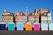 Colored Beach Huts at Brighton. East Sussex. England - 18"W x 12"H - Peel and Stick Wall Decal by Wallmonkeys