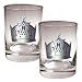 Los Angeles Kings NHL 2pc Rocks Glass Set - Primary Logo by Great American Products