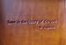 3rd Anniversary Gift. St. Augustine Quote Inscribed Leather Desk Tray.