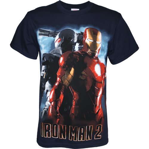 Iron Man 2 Iron Man & War Machine Men’s T-Shirt, Medium