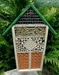 Insektenhotel "Puerto" Nisthilfe , Schmetterlingskasten , Marienk�ferhaus Nistkasten und Brutkasten f�r Insekten