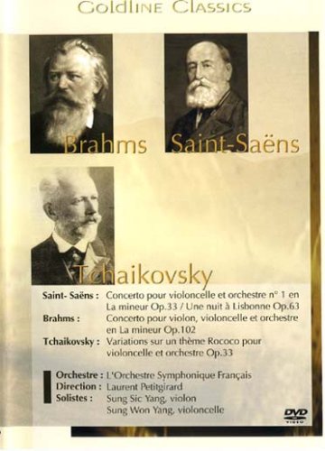 Saint-Saens�: concerto pour violoncelle et orchestre n.1 en la mineur op. 33 / Une nuit a lisbonne op. 63 / Brahms: conc dvd, Film dvd Saint-Saens�: concerto pour violoncelle et orchestre n.1 en la mineur op. 33 / Une nuit a lisbonne op. 63 / Brahms: conc