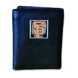 MLB San Francisco Giants Tri-Fold Leather Wallet