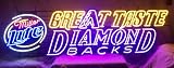 Vintage Miller Brewing Company Arizona Diamondbacks neon sign