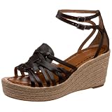Nicole Womens Waspy Wedge Sandal