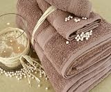 10 Pieces Set 100% Pure Cotton Pink Bath Washcloth Towel - Many Styles & Colors Available