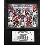 NHL Montreal Canadiens 24 Time Stanley Cup Champs Champions Plaque