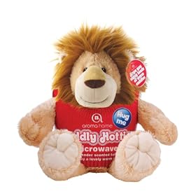 Aroma Home - AHCH20-0006 - Peluche Bouillotte - Velours Douxs - Lion