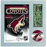 NHL Phoenix Coyotes Digital Desk Clock