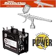 Iwata Revolution HP-TR2 Airbrush with 0.5-mm Nozzle Airbrushing System with Power Jet Pro Air Compressor