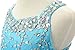 Baoji Girls' Crystal Body Straps Layered Ball Gown Ruffles Pageant Dresses