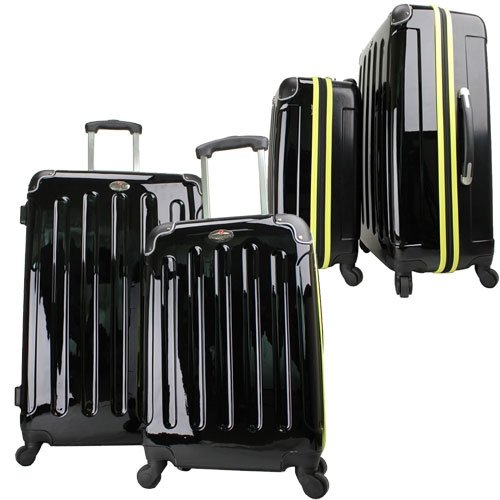 Swiss Case 4 Wheel EZ2C 2Pc Suitcase Set Fluvo
