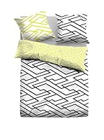 TOM TAILOR Juego De Funda Nórdica Satin (Negro/Blanco)