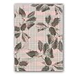 Red Plaid with Holly - 5" x 7" Vellum Overlay Christmas Greeting Card