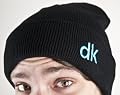 DK Logo Fold Beanie Black / Teal
