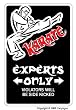 KARATE ~Sign~ parking martial arts black belt gift