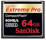 SanDisk Flash 64 GB Flash Memory Card SDCFXP-064G-X46 Black