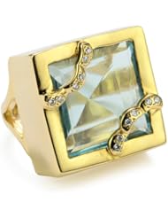 MELINDA MARIA" "Goddess Collection" Blue Topaz Grecian Ring, Size 7