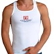 Mens Fck Buddy White Graphic Hot Tank Top
