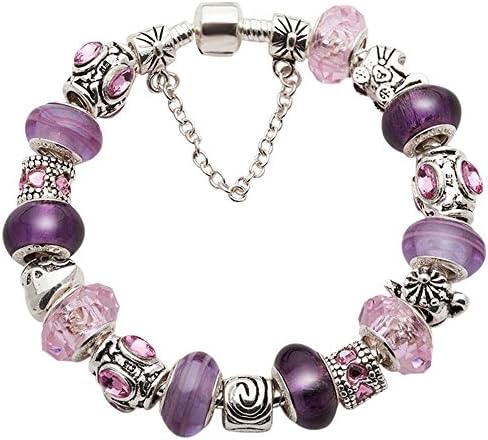 Jewelry - Pandora Style Charm Fashion Bracelet - Perfect Gift for Women - Valentines, Birthdays, Anniversaries and Mother's Day