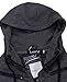 Zeger Men Zip Up Hoodies Kangaroo Pocket Hoodie Casual Hooded Vest,Dark Gray,Large