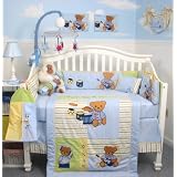 SoHo Rock'N Roll Teddy Bears Baby Crib Nursery... by SoHo Designs