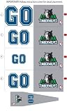 Minnesota Timberwolves Animated 3-D Auto Spin-Flags