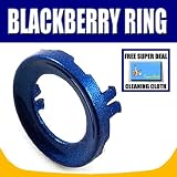 BlackBerry Replacement Ring for Trackball in Metallic Blue for BlackBerry Pearl 8100, 8110, 8120 8130, Curve 8300, 8310, 8320, 8330 + 8800 and 8830 Devices with Exclusive FREE Complimentary Super Deal Micro Fiber Cleaning Cloth