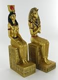 Egyptian Female Male Sphinx Statue Art Pair Figure