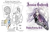 Jessica Galbreth Fantasy Art Fairy Coloring Book