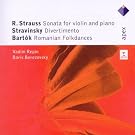 Strauss : Sonate Pour Violon - Stravinski : Divertimento - Bartok : Romanian Folkdances