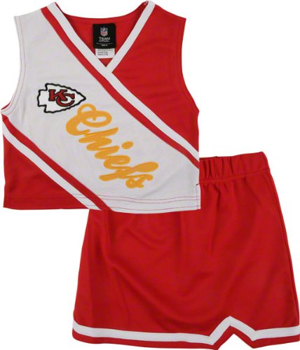 Kansas City Chiefs Girl's 4-6 Two-Piece Cheerleader Set