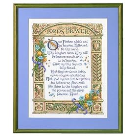Bucilla 43198 Counted Cross-Stitch Kit, The Lord's Prayer