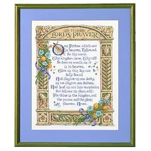 Bucilla-Lord-s-Prayer-Counted-Cross-Stitch-Kit-11-1-4-X14-1-2-14-Count